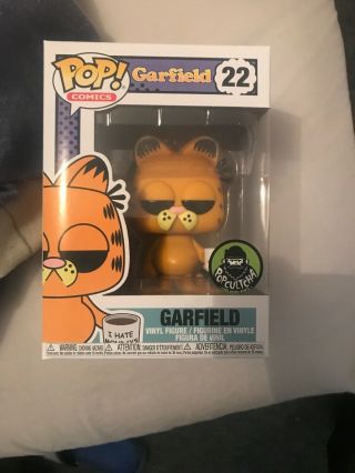 Garfield With Mug (funko Exclusive) Pop Vinyl Figure In Hand Popcultcha
