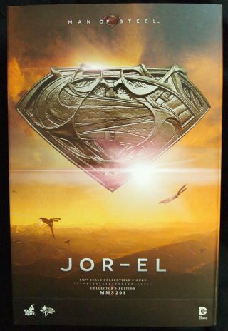 Hot Toys Mms201 Superman Man Of Steel 1/6th Scale Jor - El Collectible Figure