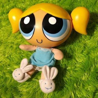 Powerpuff Girls Cartoon Network Bedtime Talking Bubbles Doll Works/great Condish