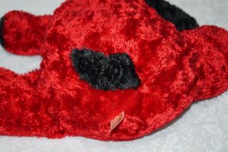 Dan Dee Big Large Jumbo Valentine’s Red Plush Floppy Dog 25” Long Pillow 7