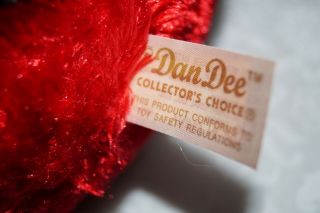 Dan Dee Big Large Jumbo Valentine’s Red Plush Floppy Dog 25” Long Pillow 8