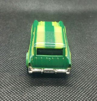 Aurora/AFX Lime Green/Green Stripes 57 Chevy Nomad Wagon REPOP 5