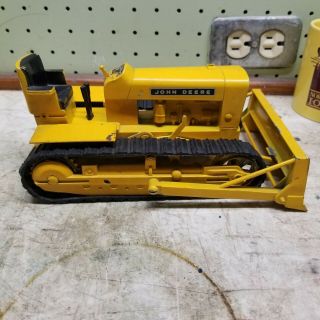 Rare 1/16 Vtg John Deere 1010 Crawler With Blade 1963 Industrial Yellow