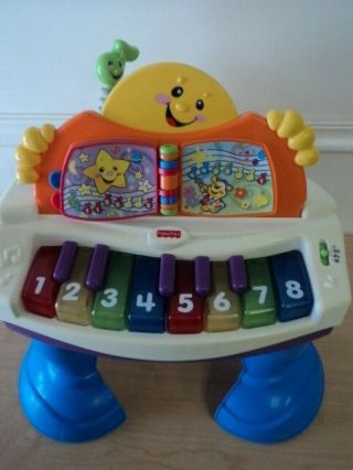 Fisher Price Laugh And Learn Piano Musical Activity Table Learning Baby Toy Htf