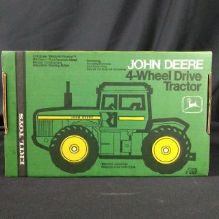 NOS Ertl Toys John Deere 8630 4 Wheel Drive 597 die cast tractor duals 1975 4