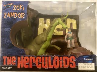 Hanna Barbera Herculoids - Box Set From Toynami Zok & Zandor 2003