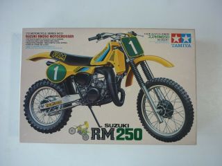 Old Model Kit Tamiya 1/12 Suzuki Rm250 Motocrosser
