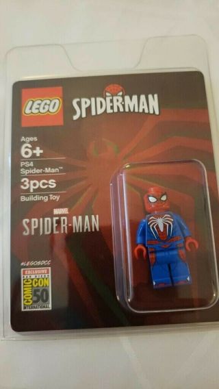 Sdcc 2019 Lego Exclusive Marvel Spider - Man Minifigure Mini - Fig