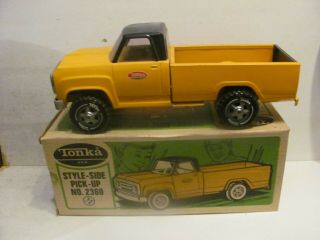 1970’s Tonka Style - Side Pick - Up 2360 W/ Box - Near - Rare Color