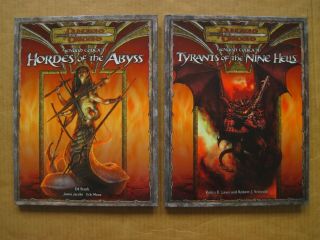 Dungeons Dragons V3.  5 Fiendish Codex Hordes Of The Abyss,  Tyrants Nine Hells