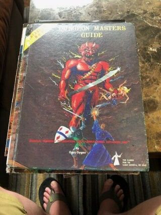 Advanced Dungeon and Dragons Basic Set of Gary Gygax Books in Various Conditions 5