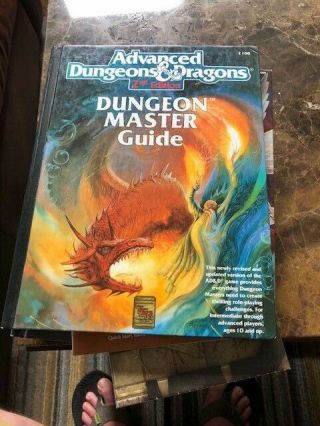 Advanced Dungeon and Dragons Basic Set of Gary Gygax Books in Various Conditions 8