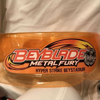 Hasbro Beyblade Hyper Strike Orange Beystadium Metal Fusion Fury Stadium