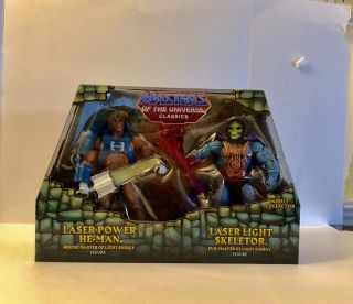 Masters Of The Universe Classics Laser Power He - Man And Laser Light Skeletor