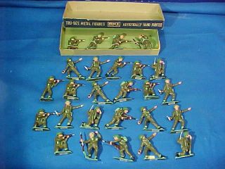 22 - 1950s Ahi Toys Wwii Us Toy Soldiers 2 " Lead Hand Painted Various Poses