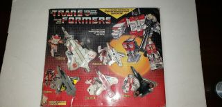 ,  1985 Hasbro G1 Transformers Superion 100 Complete In Gift Box Set,