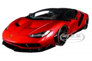 Lamborghini Centenario Metallic Red W/carbon Top 1/18 Model Car By Autoart 79112