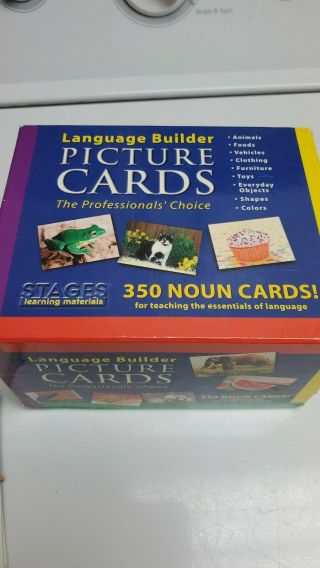 Stages Learning Materials Language Builder Picture Noun Flash Cards Photo