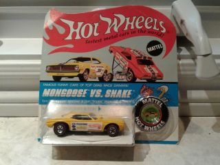 Hot Wheel Redline 1970 Snake Funny Car Blister Pack
