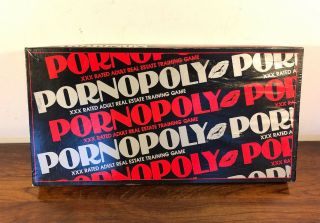 1984 Spencer Gifts Pornopoly Monopoly Board Game Never Played Xxx Adult