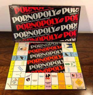 1984 Spencer Gifts Pornopoly Monopoly Board Game Never Played XXX Adult 2