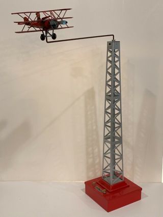 Rotating Airplane Tower Standard Gauge Metal