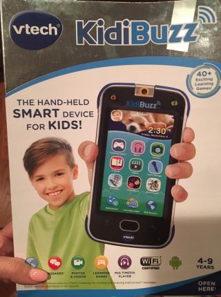 Vtech Kidibuzz Hand - Held Smart Device For Kids - Black -