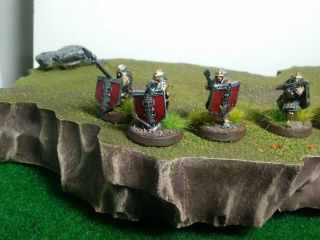 Lotr Forgeworld Iron Hills Dwarves with spears and shields 14 painted figures g2 5