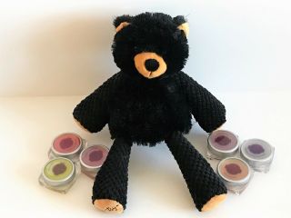 Scentsy Buddy Brumble 12 " Black Bear With Scentsy Wax Samples