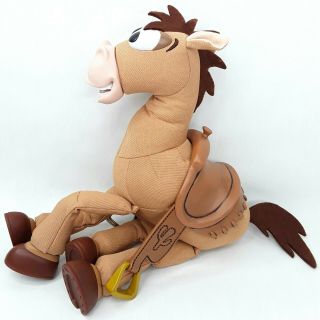 Toy Story Bullseye Horse Plush Soft Doll Plastic Saddle Thinkway Sounds Vibrates