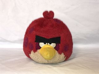 2010 Commonwealth Rovio Angry Birds Terence Big Brother Red Plush 5 " No Sound