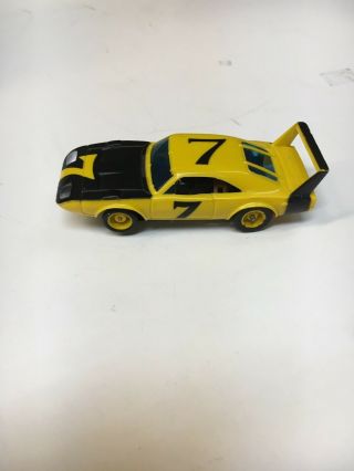 AFX Slot Car Dodge Charger Daytona - Yellow 3