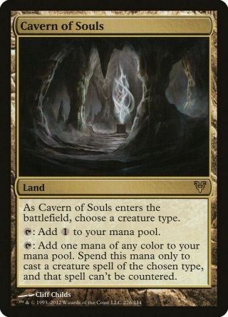 4x Cavern Of Souls - Set Avacyn Restored - Mtg - Magic The Gathering