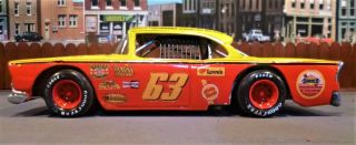 Custom Built 1:25 Scale 1956 Chevy Short Track Stock Car with 454 C.  I.  V8. 5