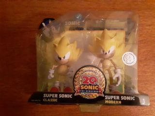 Sonic The Hedgehog Sonic 2 - Pack Jazwares 20th 5 " Figures Sega Genesis - Tru