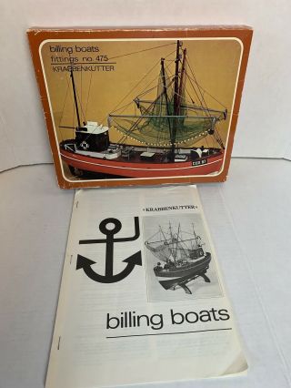 Billing Boats Fittings Krabbenkutter No.  475 Model Kit Cux 87