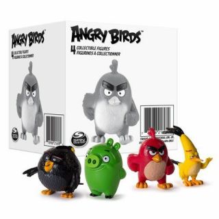 4 Figurki Angry Birds Figurka - Red Bomb Chuck Pig