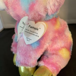 TY Beanie Boos - FANTASIA the Unicorn Plush Glitter Eyes Medium Size - 9 inch 3