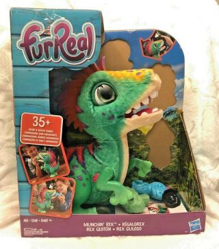 Furreal Munchin’ Rex T Rex Interactive Dinosaur Toy Hasbro Animated