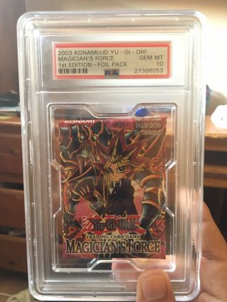 Magician’s Force 1st Edition Psa 10 Booster Pack