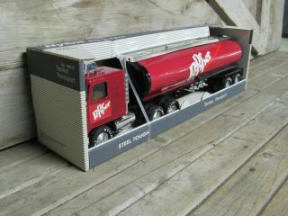 Vintage Nylint Tanker Transport Dr Pepper Semi Truck & Trailer NIB 2