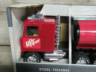 Vintage Nylint Tanker Transport Dr Pepper Semi Truck & Trailer NIB 5