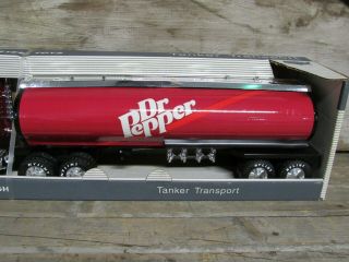 Vintage Nylint Tanker Transport Dr Pepper Semi Truck & Trailer NIB 6