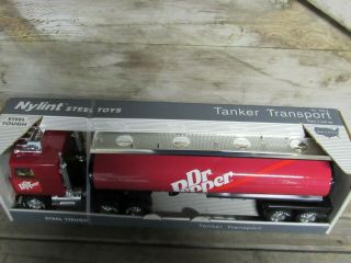 Vintage Nylint Tanker Transport Dr Pepper Semi Truck & Trailer NIB 7