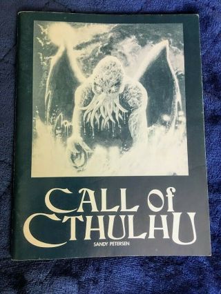 LOVECRAFT CALL of CTHULHU RPG Box Set,  Book Vintge 1986 3rd ed. 3