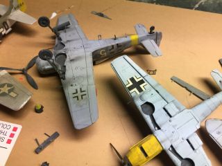 1/48 1:48 Scale Luftwaffe Junk Yard Bf 109 E Bf 109g Fw 190 A - 4/rüstsatz 6 P51