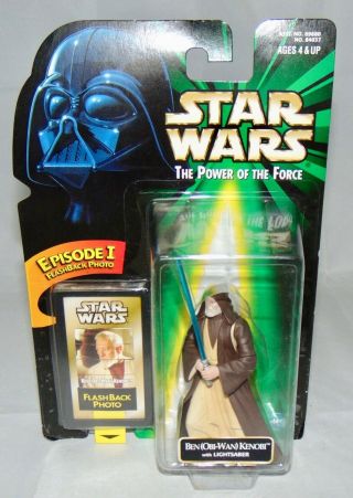 Hasbro Star Wars Potf Flashback Photo 3.  75 " Ben Obi Wan Kenobi Figure