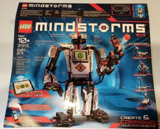 31313 Lego Mindstorms Ev3 Complete Set (no Box,  All Parts,  With Instructions)