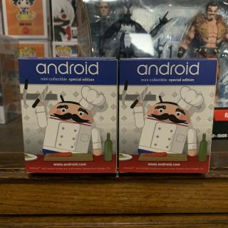 ANDROID MINI COLLECTIBLE SPECIAL EDITION - FRENCH CHEF & 4