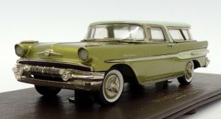 Brooklin Models 1/43 Scale BRK227X - 1957 Pontiac Safari 2Dr Station Wagon 2